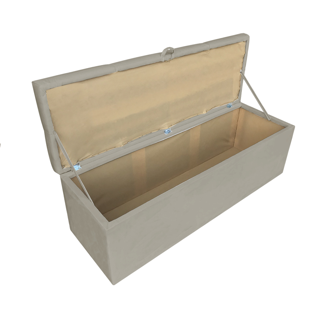 Kit Calçadeira e Painel Clean 140 cm Suede Marrom Rato D'Rossi