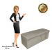 Kit Calçadeira e Painel Clean 140 cm Suede Marrom Rato D'Rossi
