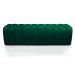 Kit Calçadeira e Painel Olivia Queen 160 cm Veludo Verde Esmeralda - D'Rossi