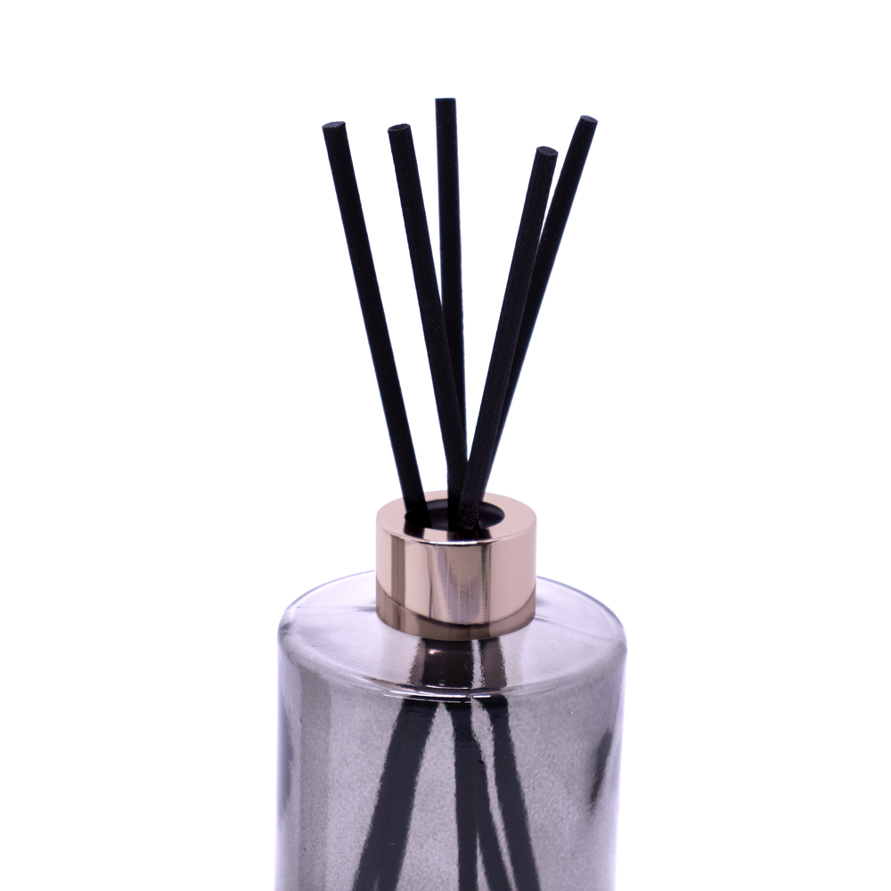 Kit Difusor e Porta Sabonete Liquido de Vidro Preto - D'Rossi