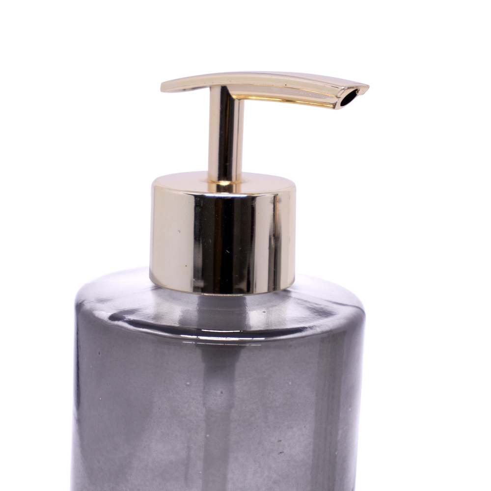 Kit Difusor e Porta Sabonete Liquido de Vidro Preto - D'Rossi