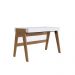 Kit Estante e Escrivaninha Trend Hanover e Off White - D'Rossi