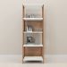 Kit Estante e Escrivaninha Trend Hanover e Off White - D'Rossi