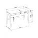 Kit Estante e Escrivaninha Trend Hanover e Off White - D'Rossi