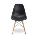 Kit Mesa Para Computador Escrivaninha Porto Natura 120 cm e Cadeira Eiffel Charles Eames Preto D'Rossi