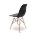 Kit Mesa Para Computador Escrivaninha Porto Natura 120 cm e Cadeira Eiffel Charles Eames Preto D'Rossi