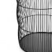 Lanterna Decorativa em Metal Preto 50x24x24 cm - D'Rossi