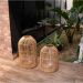 Lanterna Decorativa em Rattan 38x30 cm - D'Rossi