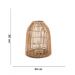 Lanterna Decorativa em Rattan 38x30 cm - D'Rossi