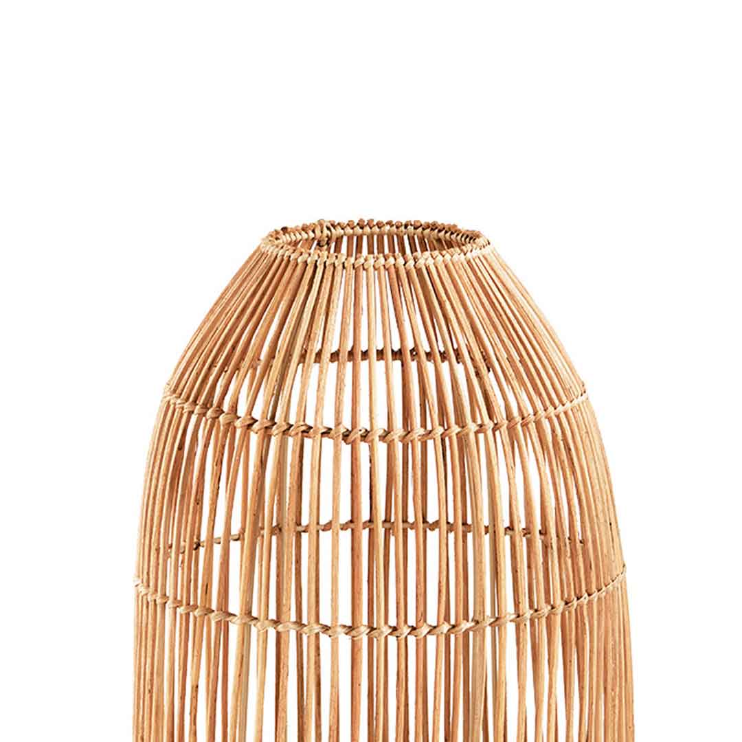 Lanterna Decorativa em Rattan 50x30 cm - D'Rossi