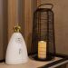 Lanterna Decorativo em Metal Preto 60x23x23 cm - D'Rossi