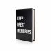 Livro Decorativo de Papel "Keep Great Memories" Preto 27x14x5cm - D'Rossi