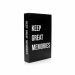 Livro Decorativo de Papel "Keep Great Memories" Preto 27x14x5cm - D'Rossi