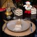 Lugar Americano Redondo de Natal com Tecido Juta Bege 39 cm - D'Rossi
