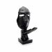 Máscara Sopro Decorativa Preto Fosco em Cerâmica 35x16x20 cm - D'Rossi
