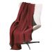 Manta de Algodão Unicolor Liso Vermelho 120 x 150 cm D'Rossi