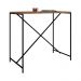 Mesa Bancada Steel Quadra Estilo Industrial Vermont e Preto 110 cm - D'Rossi