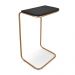 Mesa Lateral Tampo Multiuso Para Sofá Base  Dourado - D'Rossi