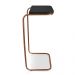 Mesa Lateral Tampo Multiuso Para Sofá Base Bronze J01 - D'Rossi