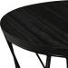 Mesa de Apoio Lateral em Metal Estilo Industrial - D'Rossi