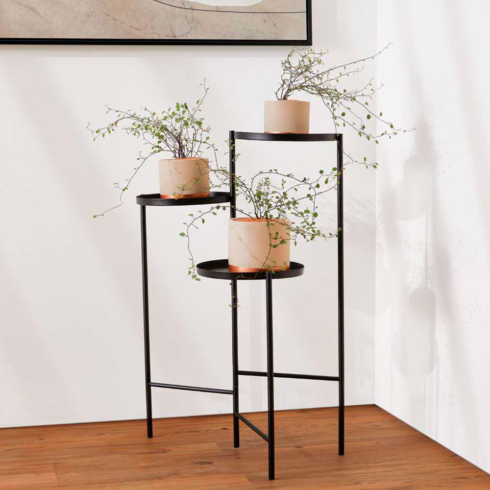 Mesa de Apoio Preto 76x52 cm - D'Rossi