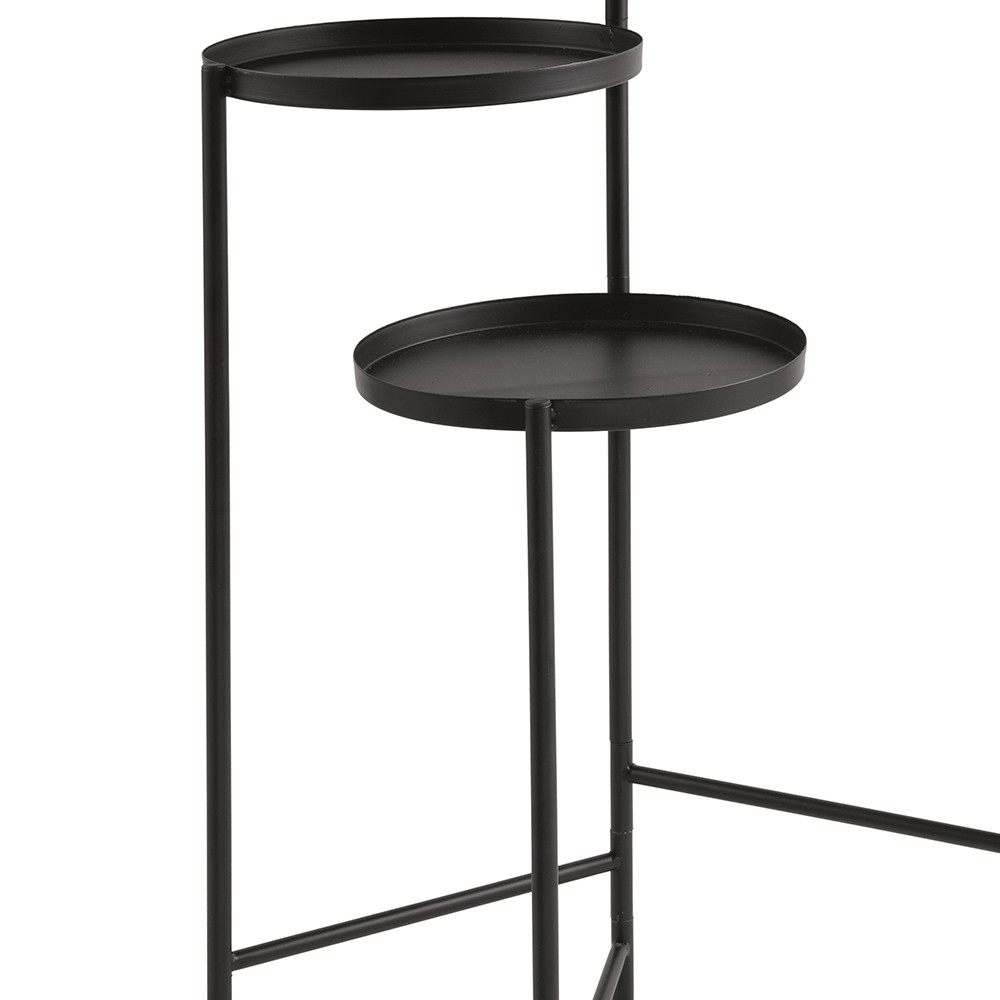 Mesa de Apoio Preto 76x52 cm - D'Rossi