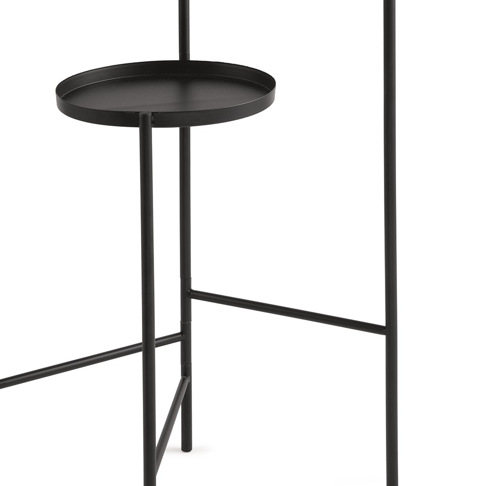 Mesa de Apoio Preto 76x52 cm - D'Rossi