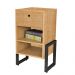 Mesa de Cabeceira Wolli 1 Gaveta Natural - D'Rossi