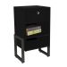 Mesa de Cabeceira Wolli 1 Gaveta Preto D'Rossi