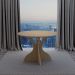 Mesa de Jantar Redonda Isabelle Carvalho 105 cm - D'Rossi