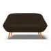 Namoradeira 02 Lugares Giovana Suede Marrom Pés Palito Castanho - D'Rossi