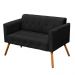 Namoradeira Elisa Suede Preto D'Rossi