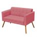 Namoradeira Elisa Suede Rose D'Rossi