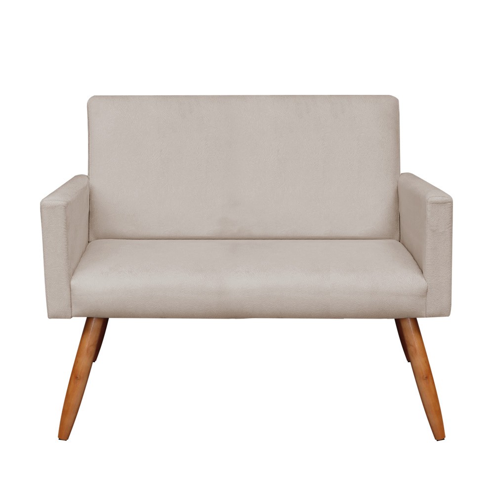Namoradeira Larissa Suede Pés Palito Castanho D'Rossi