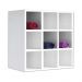 Nicho Porta Toalhas 9 Lugares Organizador 40x40 cm - AJL Móveis