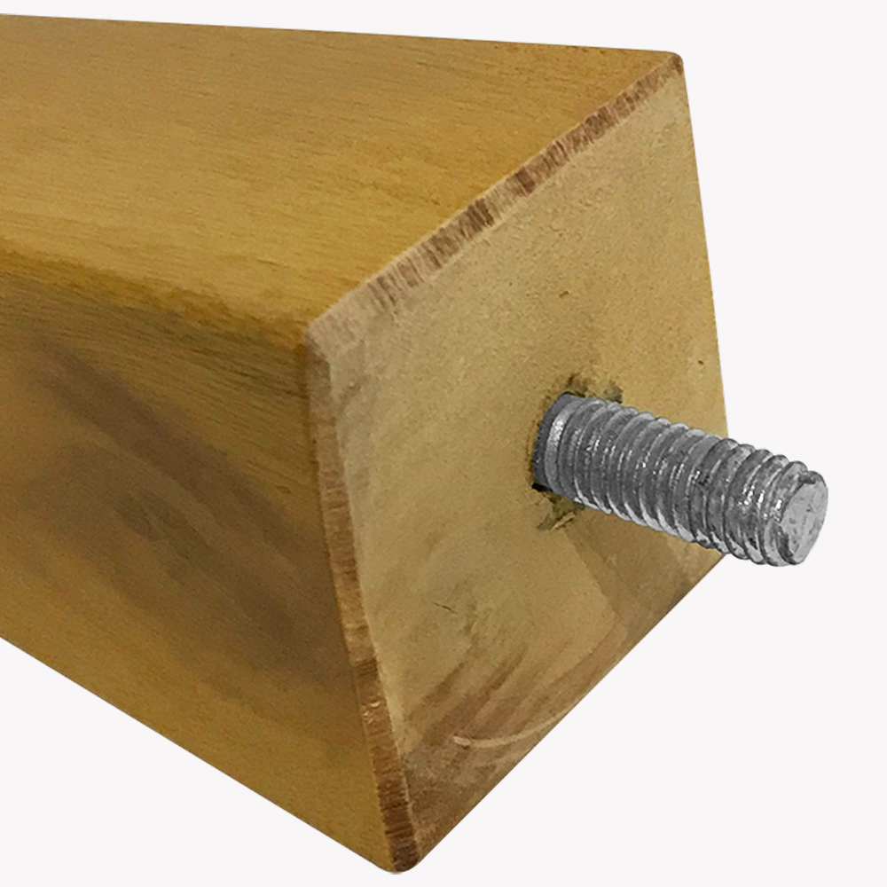 Pé Chanfrado Castanho 10 cm  D10 - D'Rossi