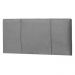 Painel Donna Para Cama Box Casal 90 cm Suede Cinza - D'Rossi