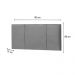Painel Donna Para Cama Box Casal 90 cm Suede Cinza - D'Rossi