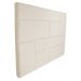Painel Elegance Cama Box Casal 140 cm Veludo Bege Trabalhado A85 - D'Rossi