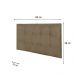 Painel Luna Para Cama Box Casal 140 cm Suede Bege - D'Rossi