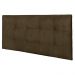 Painel Luna Para Cama Box King 193 cm Suede Marrom - D'Rossi