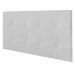 Painel Luna Para Cama Box Queen 160 cm Corino Branco - D'Rossi