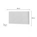 Painel Luna Para Cama Box Solteiro 90 cm Corino Branco - D'Rossi