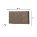 Painel Luna Para Cama Box Solteiro 90 cm Suede Marrom - D'Rossi