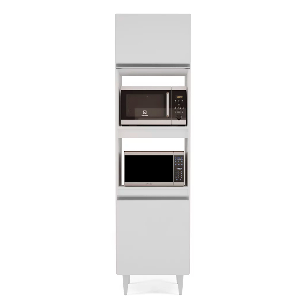 Paneleiro Torre Quente para Cozinha 02 Portas Ruth 56 cm - D'Rossi