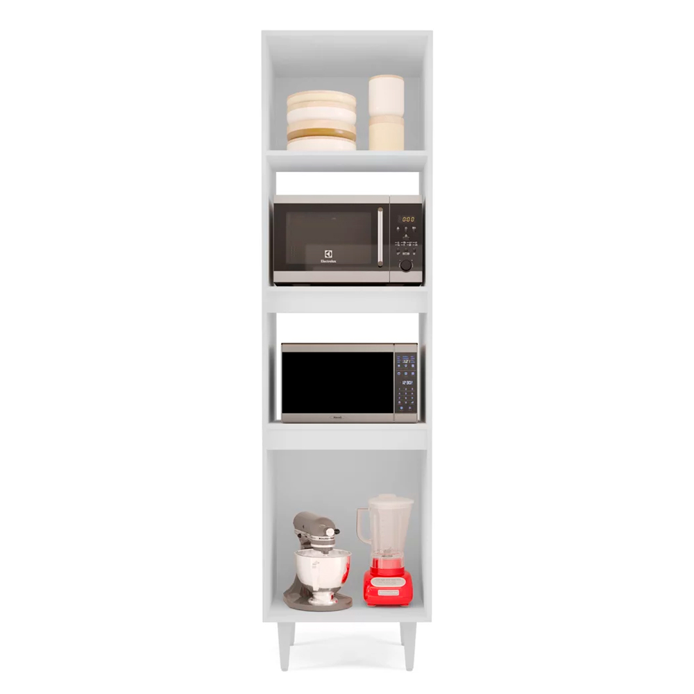 Paneleiro Torre Quente para Cozinha 02 Portas Ruth 56 cm - D'Rossi