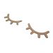 Par De Cílios Decorativos MDF Cru 3mm 25x13 - D'Rossi