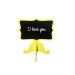 Placa Decorativa Amarela 11X8cm - D'Rossi