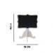 Placa Decorativa Branca 11X8cm - D'Rossi