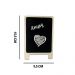 Placa Decorativa Branca 13,5X5,5cm - D'Rossi